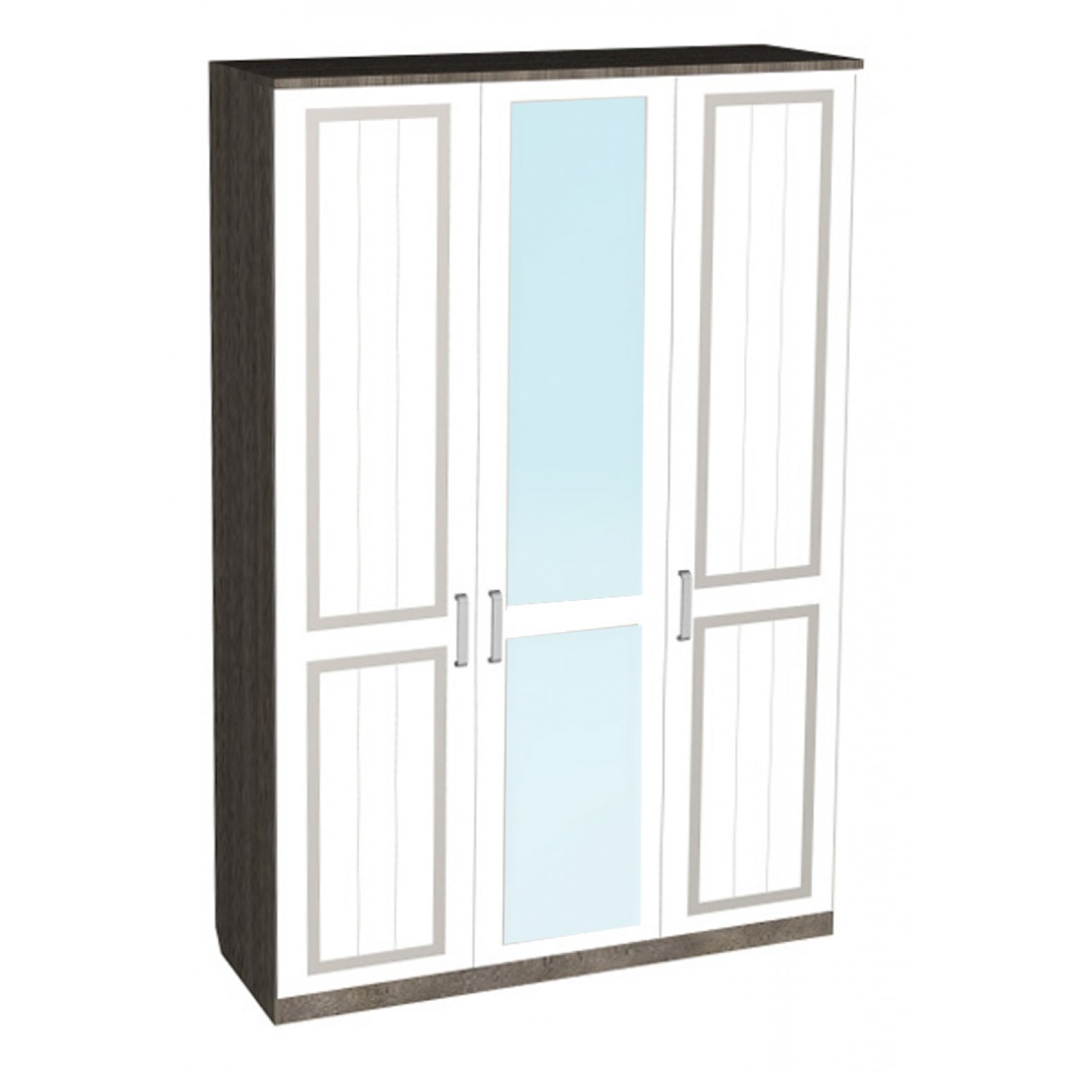 Шкаф 3-х дверный с зеркалом "Архимед-2"